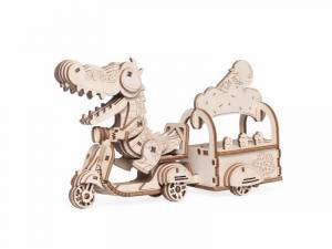 Деревянный конструктор Lemmo Модель Мороженщик Кронки, 112 деталей