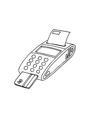 Раскраски Касса