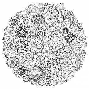Книжка-раскраска антистресс для взрослых