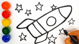 Рисунок раскраска Машина с песком