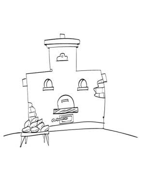 Раскраски Русская Печь