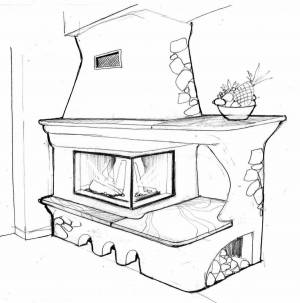 Раскраски Печка русская