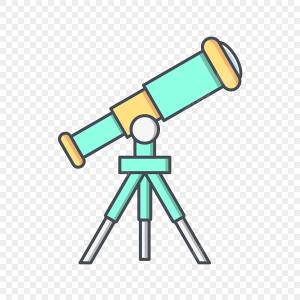 значок вектор телескоп PNG , круг, дизайн, квартиру PNG картинки и пнг рисунок для й загрузки