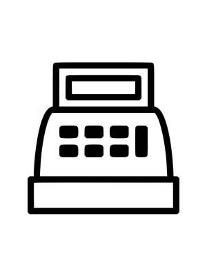 Раскраски Касса