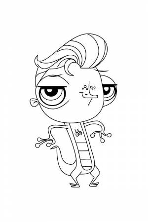 Раскраски Раскраска Чудик