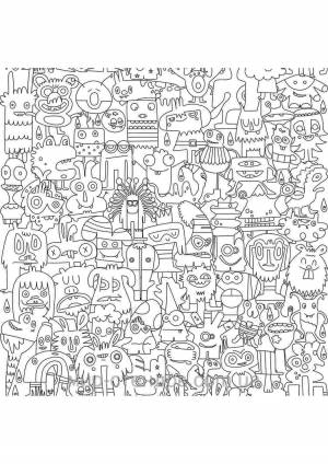 Раскраска Антистресс фото