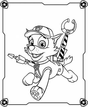 Раскраски патруль, Раскраска Зума ну чудо катере щенячий патруль