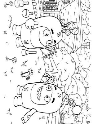 Раскраски Чудики