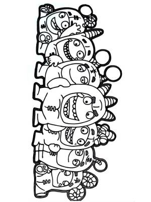 Раскраски Чудики