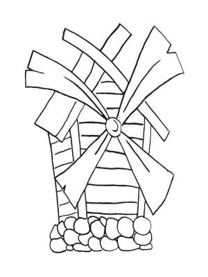 Раскраски Мельница