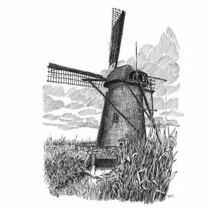 Тракторы Porsche и мельница