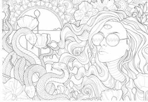 Раскраска Медуза Горгона