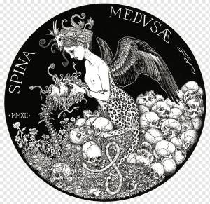 Медуза Арт, ты тоже можешь рисовать, рисуя горгоны, фарфоровые чернила, другие, монохромный, медуза png