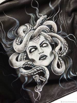 Роспись кожаной куртки