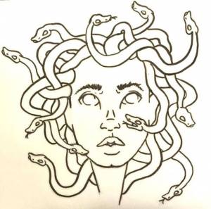 Медуза Горгона в рисунках и картинках для учеников 3 класса