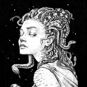 DataLife Engine > Версия для печати > Медуза горгона карандашом