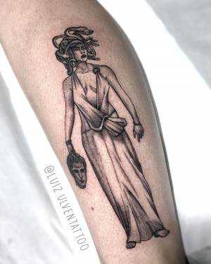 12 идей татуировок Медузы Горгоны и их значения