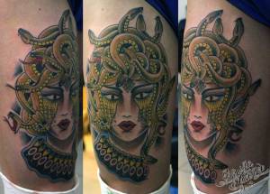 Тату Медуза Горгона отлично выполняют в тату студии Маруха