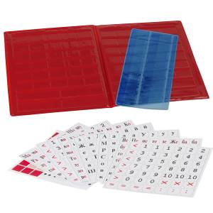 Касса букв, слогов и счета ПИФАГОР, с цветным рисунком, А5, ПВХ, 129215