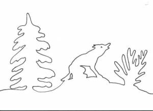 Раскраски волка