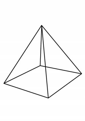 Раскраска пирамида