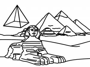 Раскраски пирамида, Раскраска Пирамида хеопса