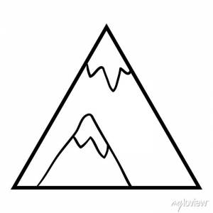 Книжка-раскраска, гора фотообои