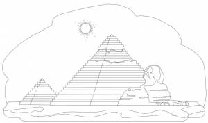 Раскраски Египет