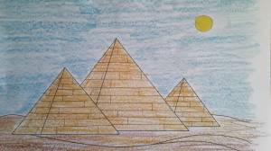 Пирамида хеопса рисунок