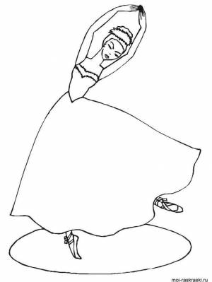 Раскраски Балерины