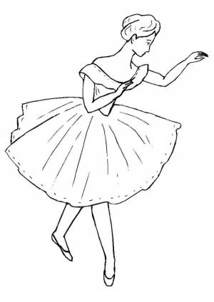 Раскраска танцы для детей