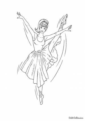 Раскраска Барби