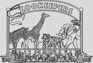 Московский зоопарк раскраска для детей