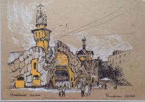 Московский зоопарк рисунок для детей