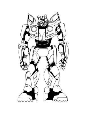 Картинка бамблби раскраска