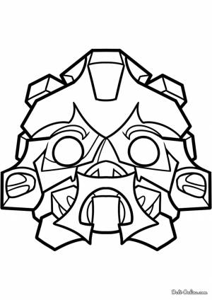 Раскраска Бамблби