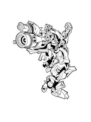 Раскраска Бамблби