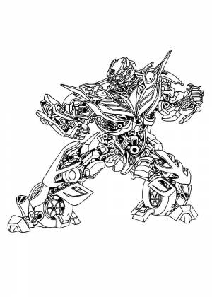 Картинка бамблби раскраска