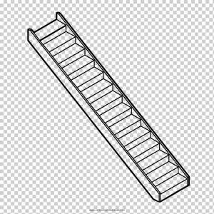 Рисунок Книжка-раскраска Лестницы Line art Живопись, лестницы, угол, живопись, лестница png