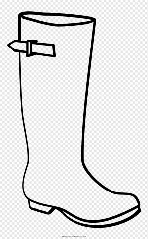 Обувь Shoe Line art Boot Книжка-раскраска, единорог, угол, белый, аксессуары png