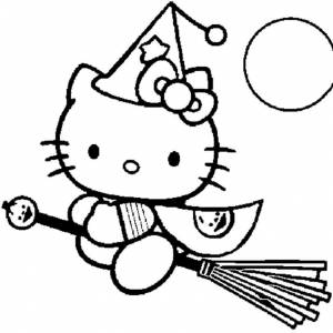 Pаскраска Привет котенок 36893