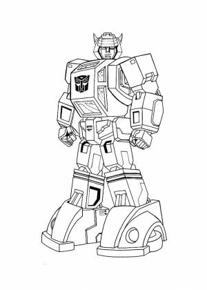 Раскраска Бамблби