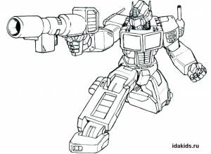 Раскраска Бамблби  Раскраски Трансформеры