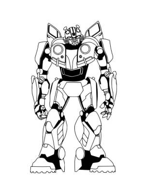 Раскраска Бамблби