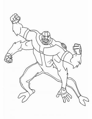 Раскраски Бен 10