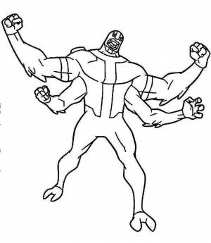 Раскраски Бен 10