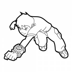 Раскраска Бен 10