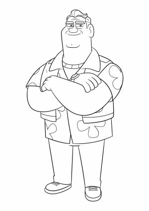 Раскраска Макс Теннисон