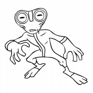 Раскраска Гуманоид