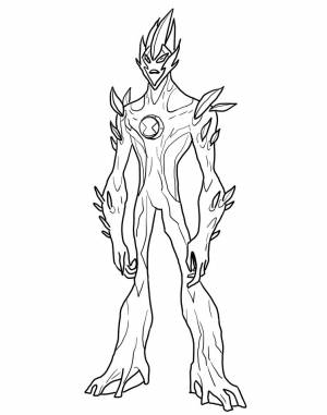 Раскраска Пламенный